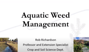 program - Aquatic Weed Management